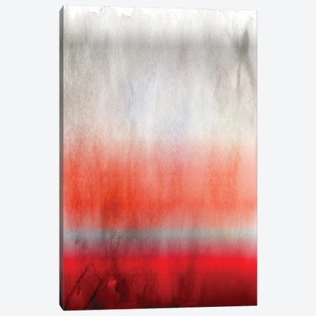 Red Ombre Canvas Print #ORL384} by Irena Orlov Canvas Artwork