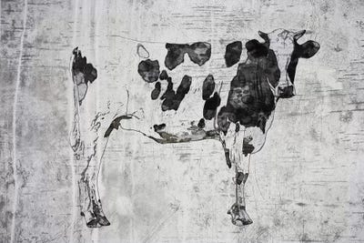 Rustic Cow by Irena Orlov framed wall art