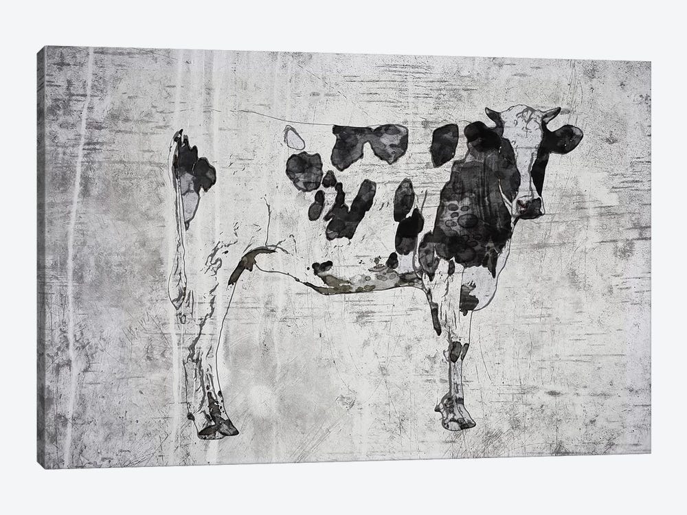 Rustic Cow by Irena Orlov 1-piece Art Print
