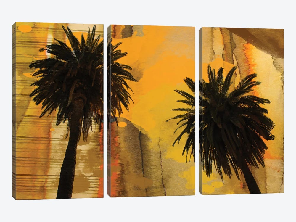 Palm Duo by Irena Orlov 3-piece Canvas Print
