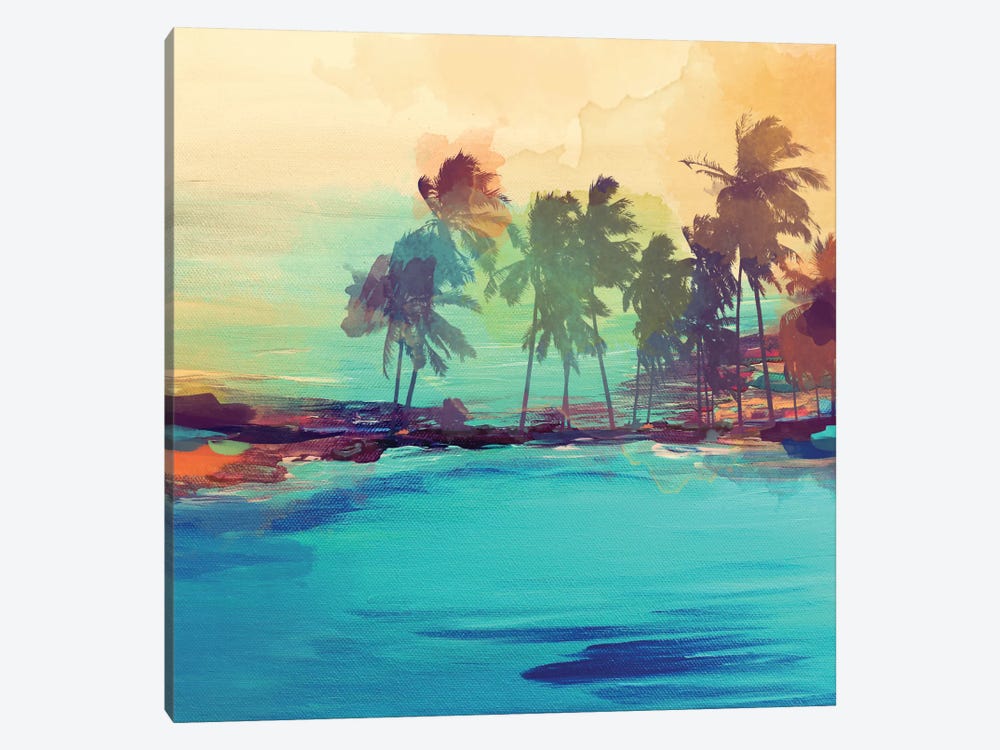Palm Island I by Irena Orlov 1-piece Canvas Wall Art