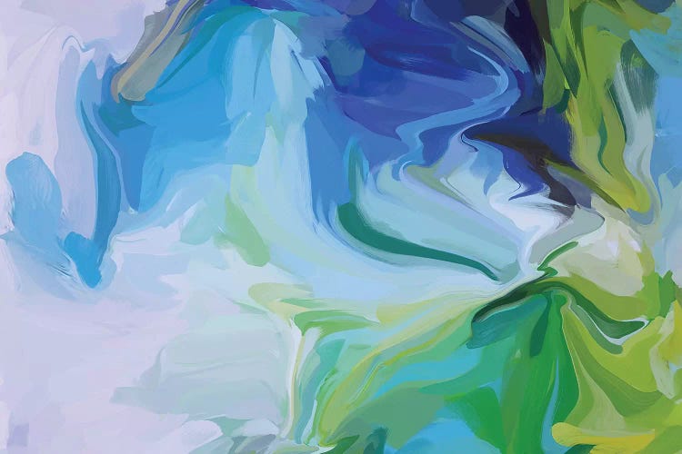 Ultramarine And Green Sea by Irena Orlov wall art