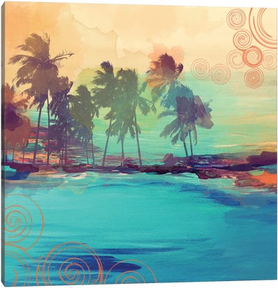 Palm Island IV Canvas Art Print - Irena Orlov