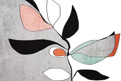 Abstract Bloom II-I by Irena Orlov framed wall art