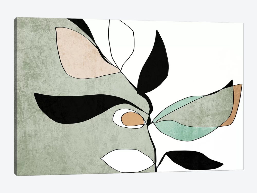 Abstract Bloom II-V by Irena Orlov 1-piece Canvas Wall Art