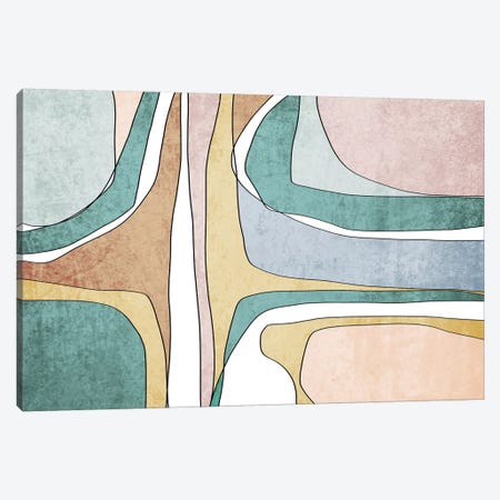 Abstract Lines II Canvas Print #ORL472} by Irena Orlov Canvas Art Print