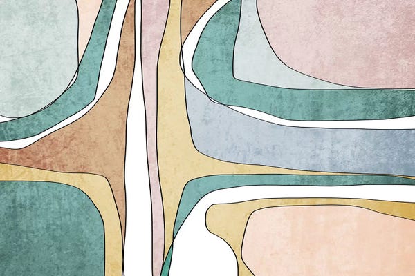 Abstract Shapes & Patterns: Abstract Lines II by Irena Orlov