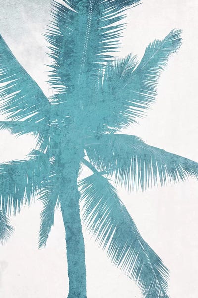 Blue Palm Trees I by Irena Orlov framed wall art