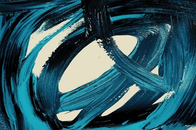 Celebration Blue II by Irena Orlov framed wall art