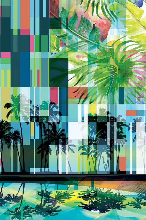 Mid Century Modern Palms IV by Irena Orlov wall art
