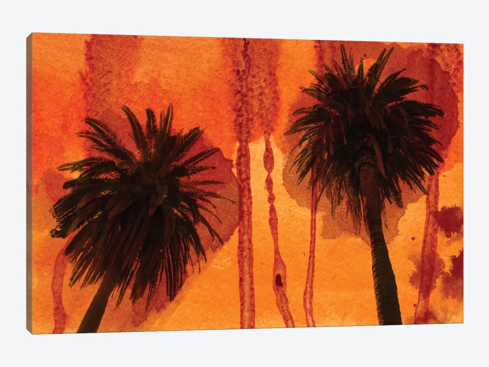 Sunset Palms by Irena Orlov 1-piece Canvas Wall Art
