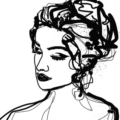 Sensual Woman VIII by Irena Orlov framed wall art