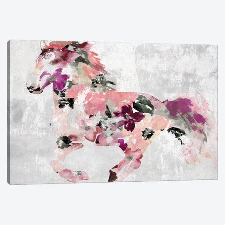 Colorful Abstract Horse I-II Canvas Print #ORL547} by Irena Orlov Canvas Art
