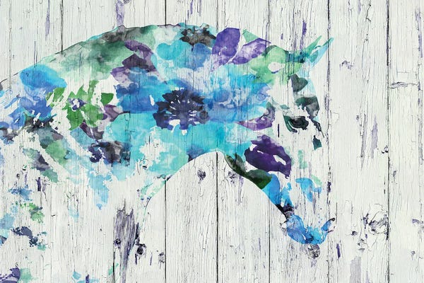 Irena Orlov: Floral Boho Horse II-IV by Irena Orlov