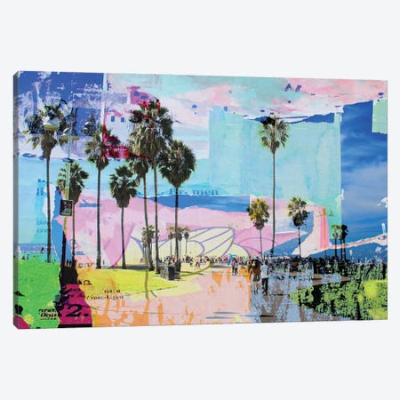 One Summer Day At Venice Beach I Canvas Print #ORL569} by Irena Orlov Canvas Print