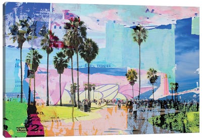 One Summer Day At Venice Beach I Canvas Art Print
