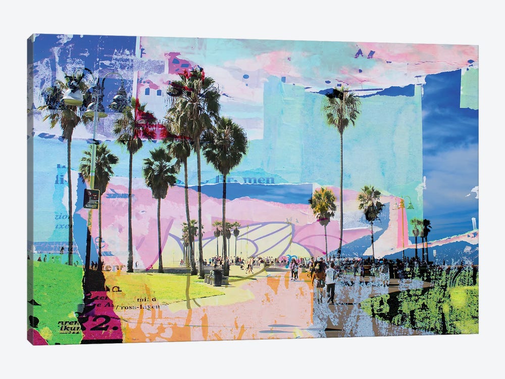 One Summer Day At Venice Beach I by Irena Orlov 1-piece Canvas Wall Art