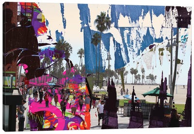 One Summer Day At Venice Beach III Canvas Art Print - Best Selling Street Art