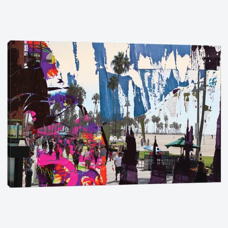One Summer Day At Venice Beach III Canvas Print #ORL570} by Irena Orlov Canvas Wall Art