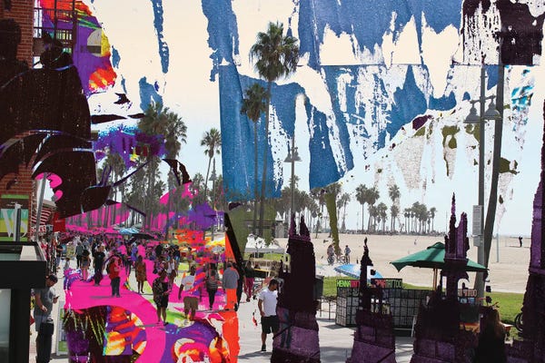 Street Art: One Summer Day At Venice Beach III by Irena Orlov