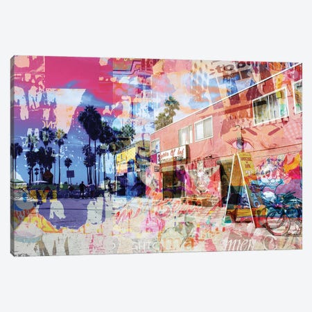 One Summer Day At Venice Beach IV Canvas Print #ORL571} by Irena Orlov Canvas Art