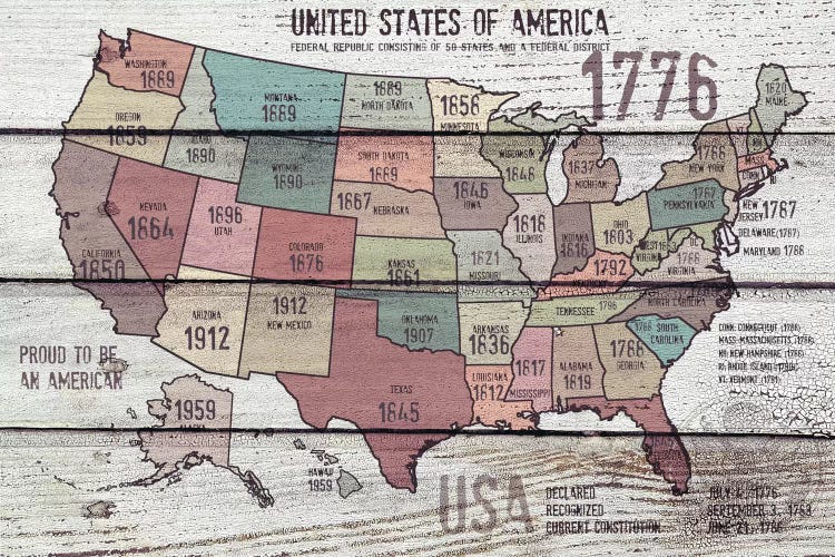 The United States Of America Map III