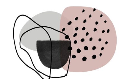 Pink Lines Minimalism by Irena Orlov canvas print