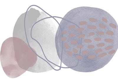 Minimalist Pink Purple Palette II by Irena Orlov framed wall art