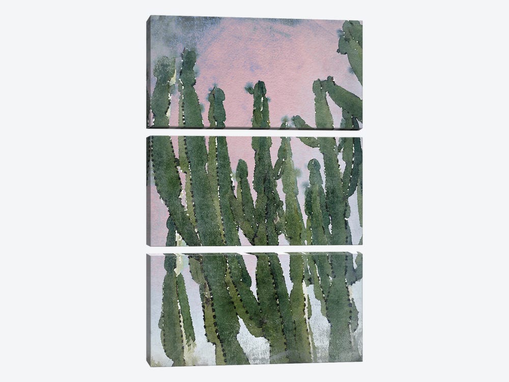 Desert Cactus I by Irena Orlov 3-piece Canvas Artwork