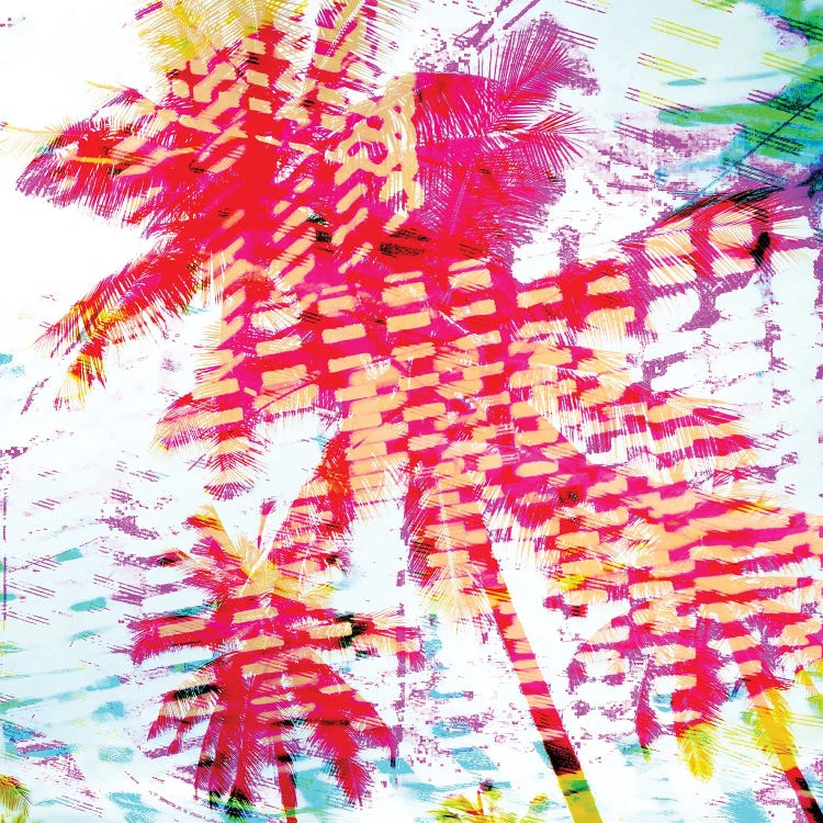 Pink Yellow Palms