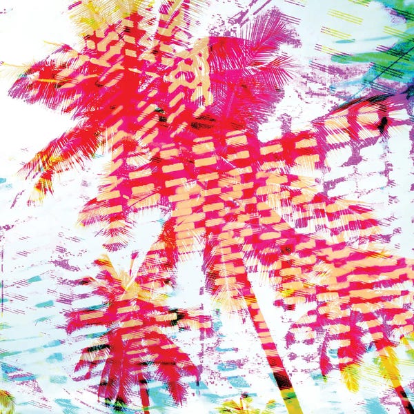 Irena Orlov: Pink Yellow Palms by Irena Orlov