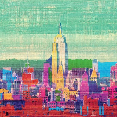 Colorful New York I by Irena Orlov canvas print