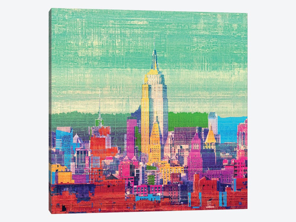 Colorful New York I by Irena Orlov 1-piece Canvas Wall Art