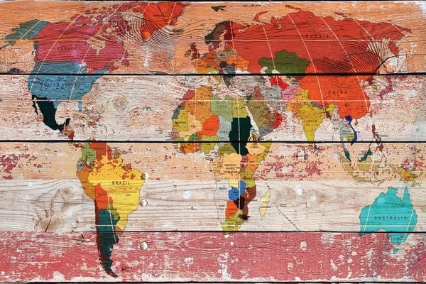 Irena Orlov: World Map by Irena Orlov