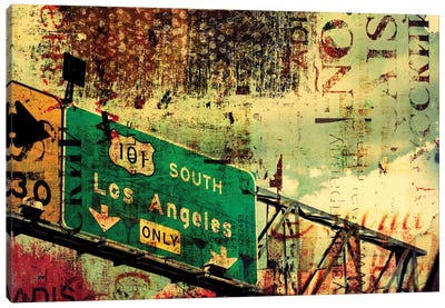 101 South Canvas Art Print - By Land