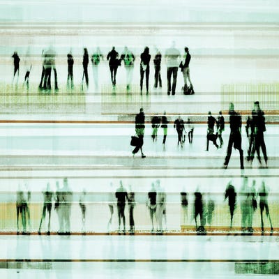 Going To Work III-VI by Irena Orlov framed wall art