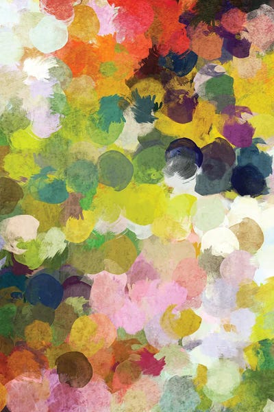 Circular Abstract: The Cheerful Day III-II by Irena Orlov