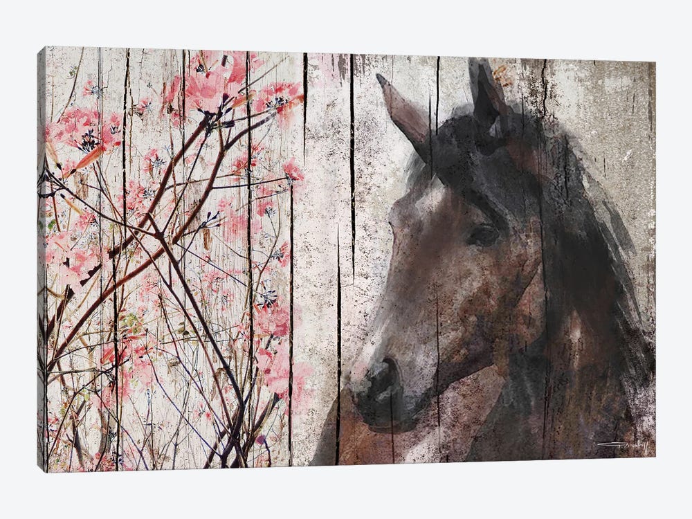 Brown And White Horse by Irena Orlov 1-piece Canvas Print