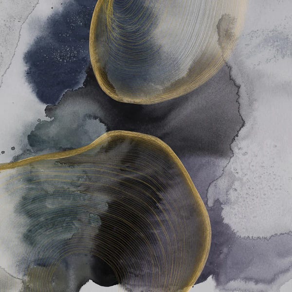 Abstract Watercolors: Coastal Watercolor IV by Irena Orlov