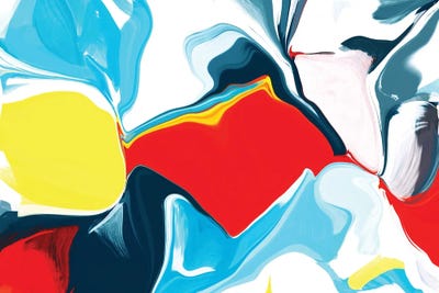 Color Burst Abstraction II by Irena Orlov canvas print