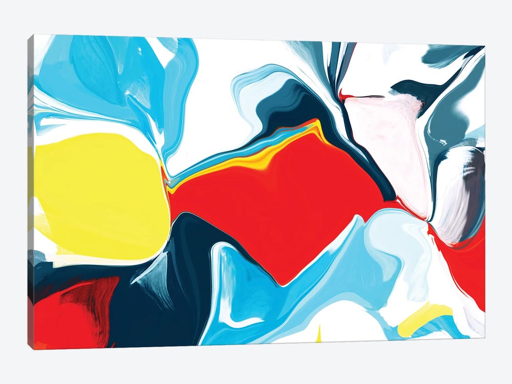 Color Burst Abstraction II by Irena Orlov 1-piece Canvas Art