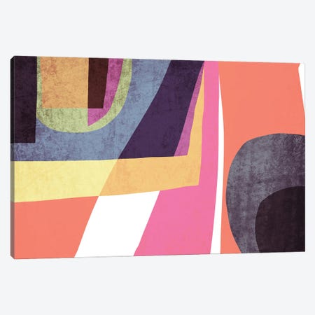 Geometric Abstract II Canvas Print #ORL767} by Irena Orlov Canvas Art