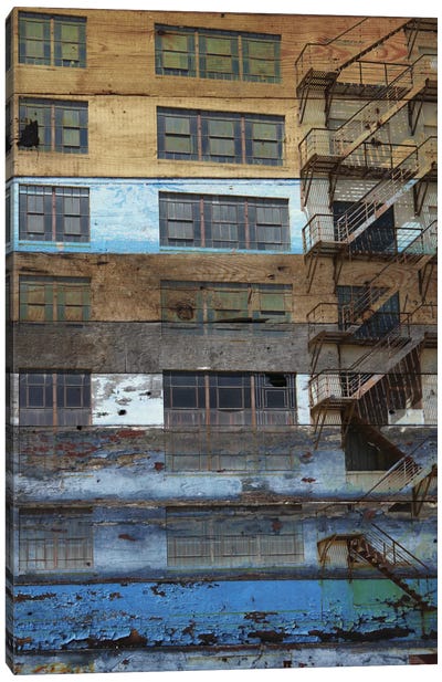 Building II Canvas Art Print - Urban Decay