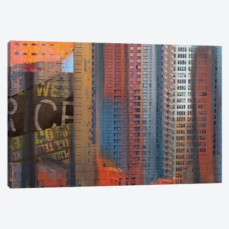 Buildings Of New York Canvas Print #ORL77} by Irena Orlov Canvas Art