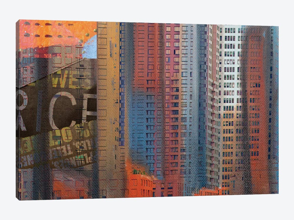 Buildings Of New York by Irena Orlov 1-piece Canvas Art