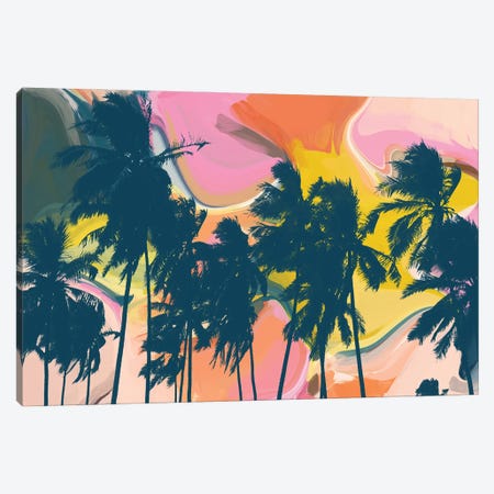 Tropical Palms Canvas Print #ORL781} by Irena Orlov Art Print