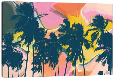 Tropical Palms Canvas Art Print - Irena Orlov