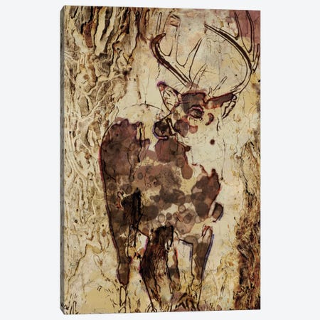 Deer In The Forest Canvas Print #ORL78} by Irena Orlov Canvas Art Print