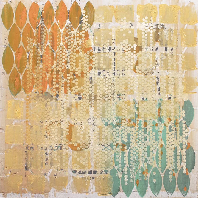 Blue Yellow Geometric by Irena Orlov wall art
