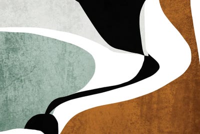 Mid-Century Modern Geometric V by Irena Orlov framed wall art